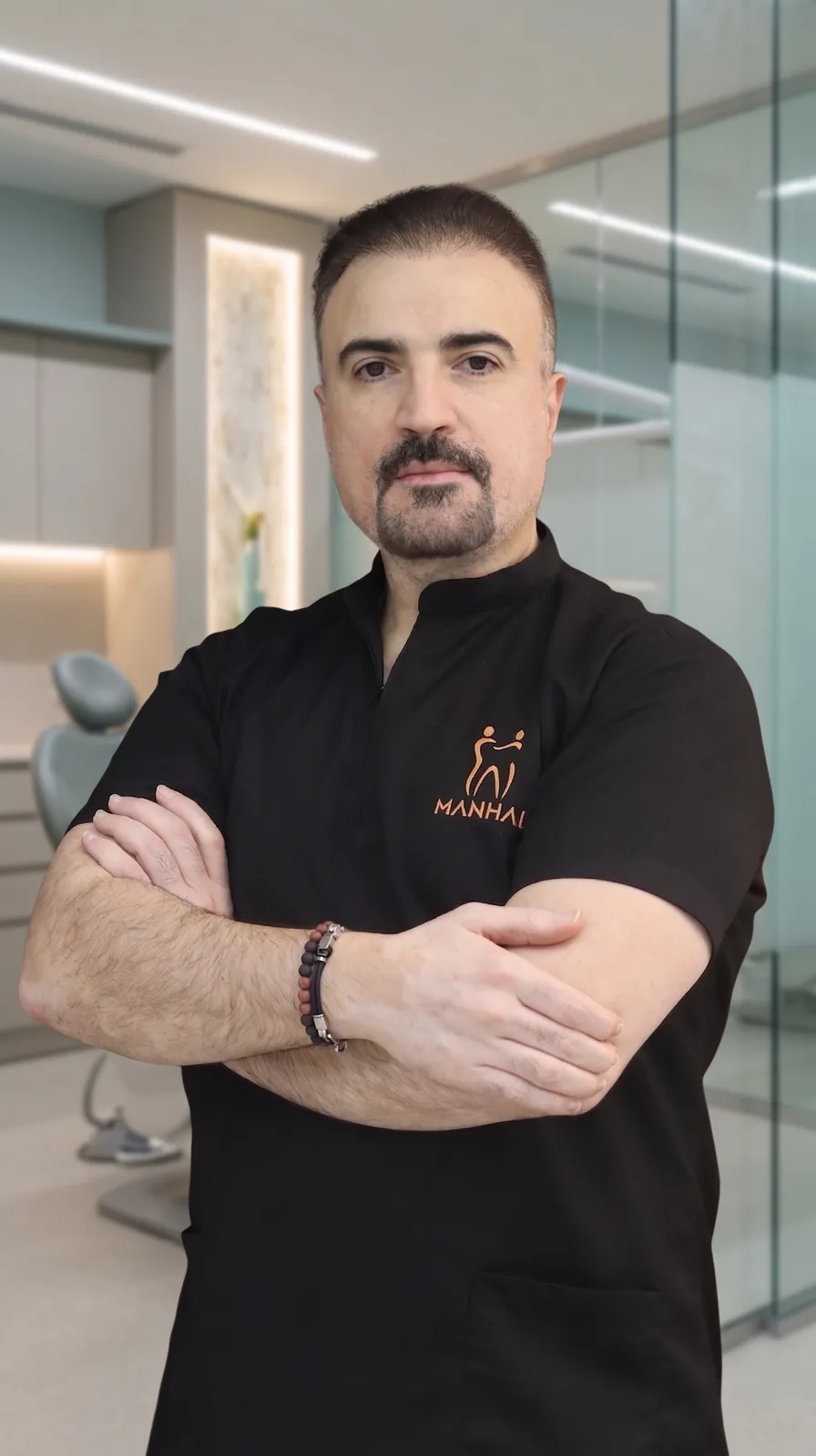 Dr. Moaiyad Pacha at Manhal Medical, Dubai